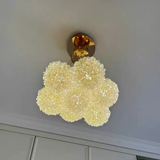 Nimbus Seven-Cluster Crystal Chandelier