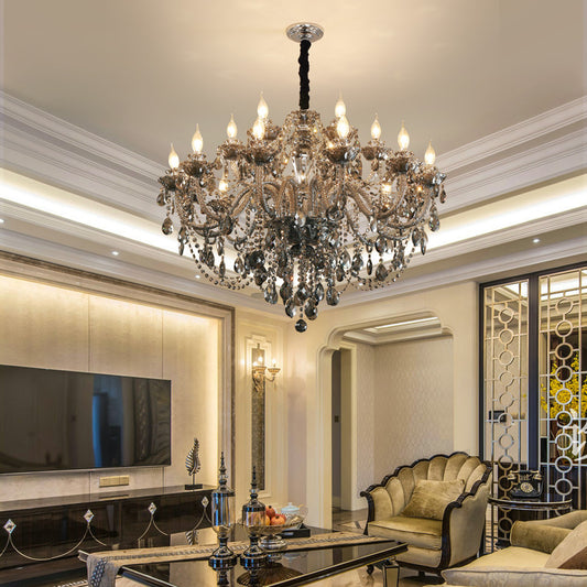 Sablemont Smoked Crystal Chandelier
