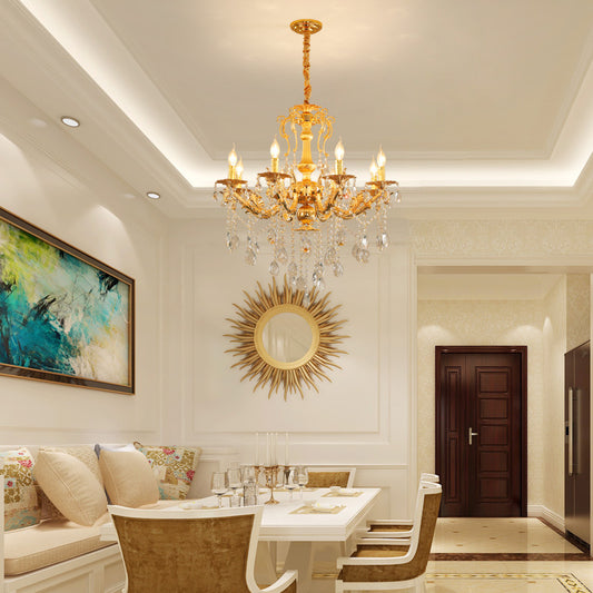 Aurelia Gold Crystal Chandelier