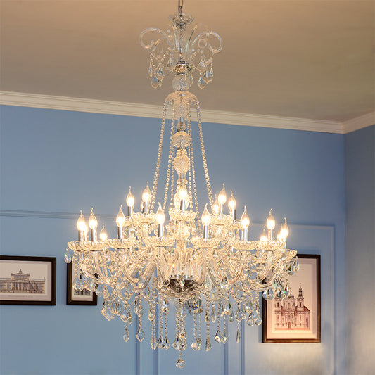 Celestine Clear Crystal Chandelier