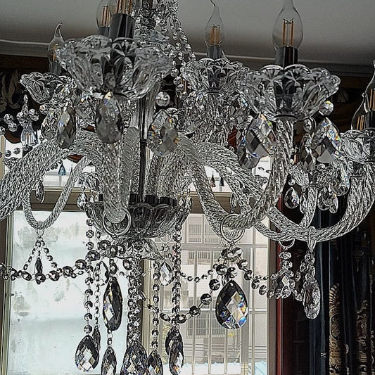 Montclair 15-Light Crystal Chandelier, 39.4"