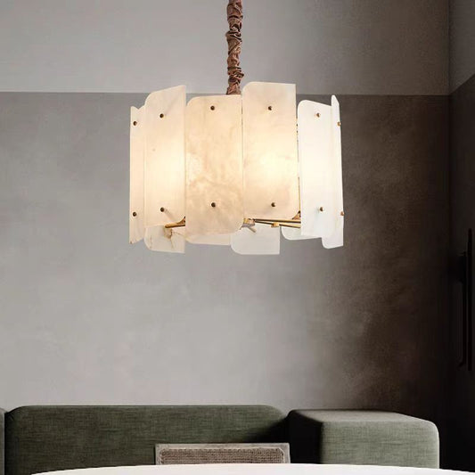 Atelier Alabaster Block Chandelier