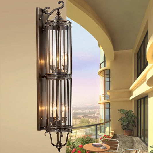 Regent Grand Brass Outdoor Wall Lantern