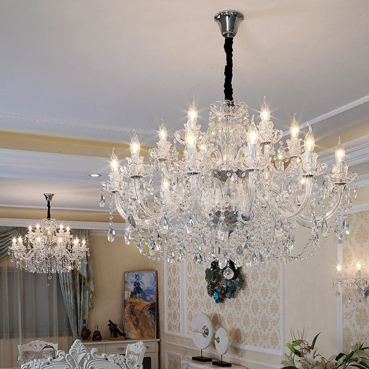 Lucienne Crystal Candle Chandelier