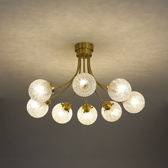 Bulle Glass Globe Chandelier