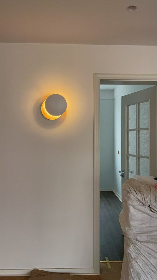 Eclipse Disc Backlit Wall Sconce