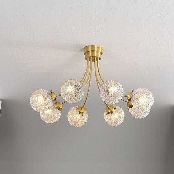 Bulle Glass Globe Chandelier