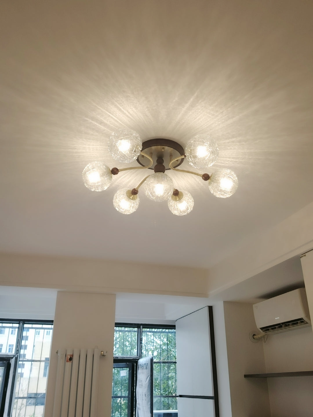 Bulle Glass Globe Chandelier