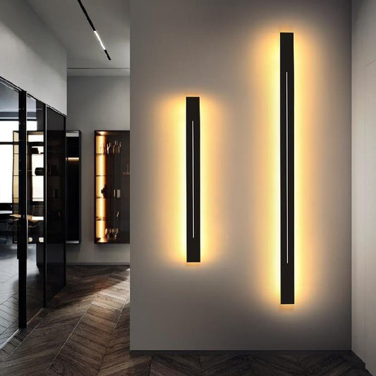 Recessa Linear Wood Wall Light