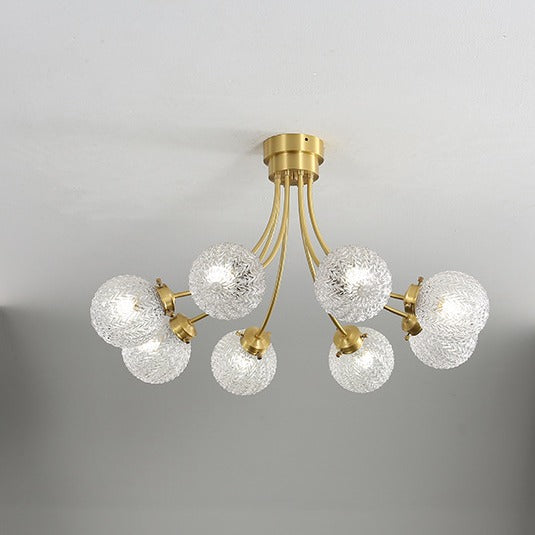 Bulle Glass Globe Chandelier