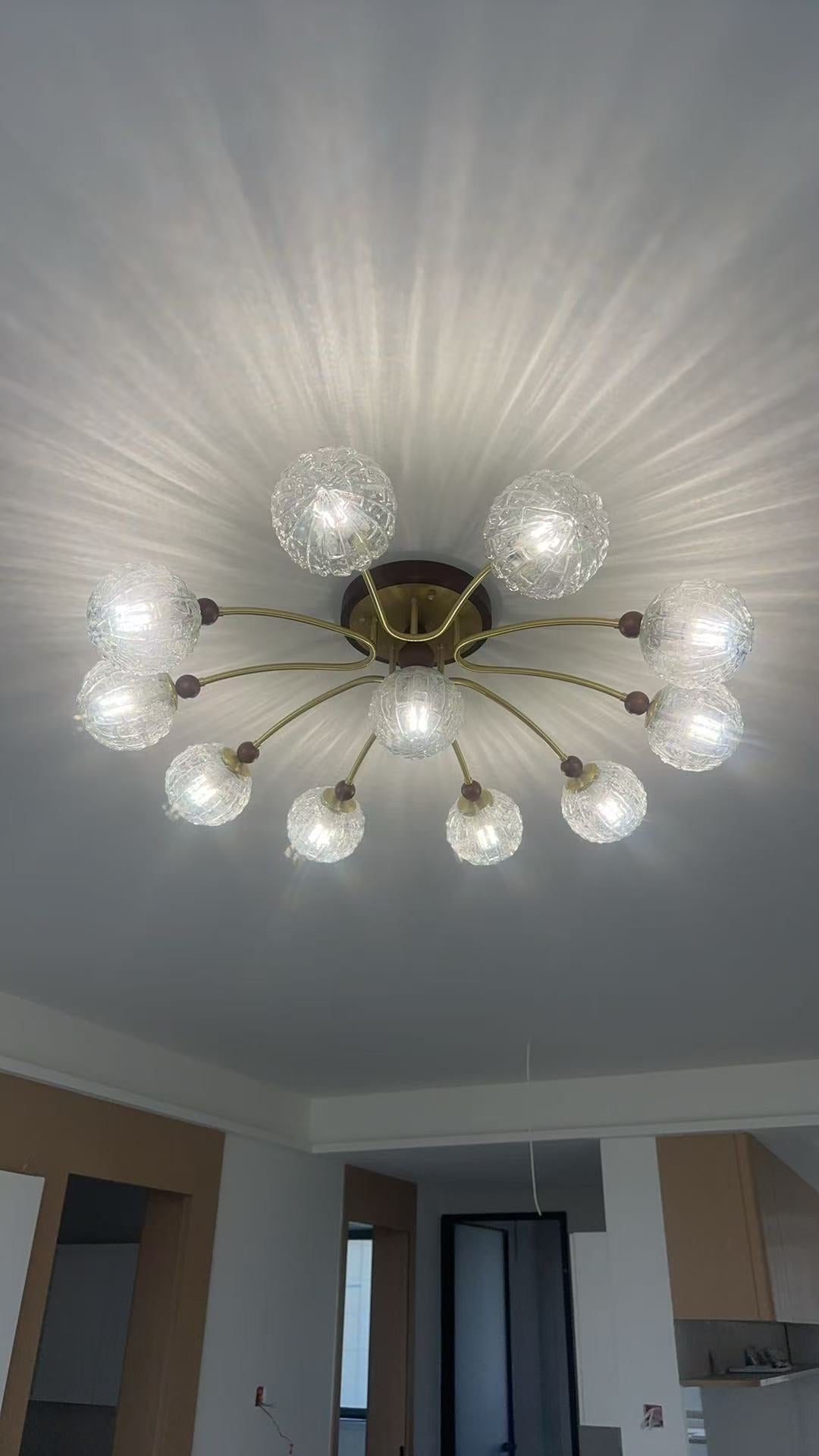 Bulle Glass Globe Chandelier
