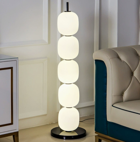 Lumiere Orb Column Floor Lamp