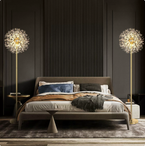 Astra Dandelion Crystal Floor Lamp