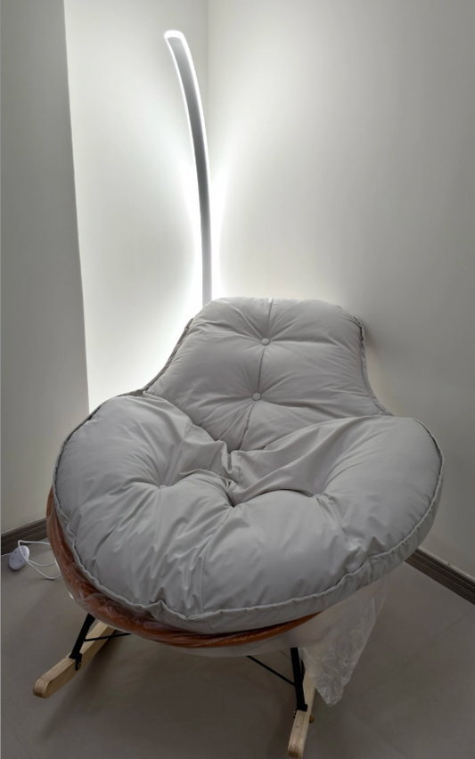 Luna Crescent LED Floor Lamp