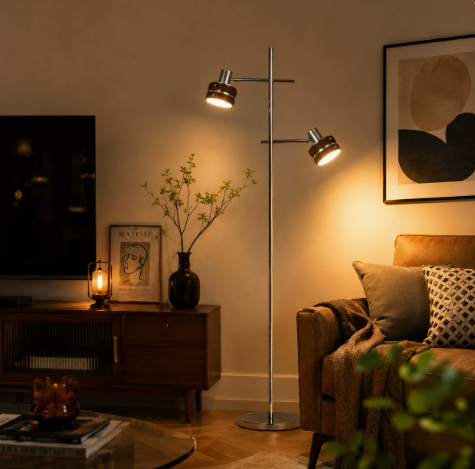 Kanso Dual-Head Floor Lamp