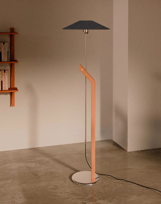 Rowan Adjustable Wood Floor Lamp
