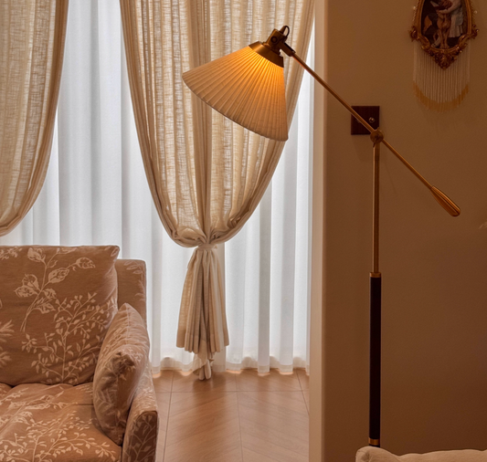 Verona Articulating Pleated Floor Lamp
