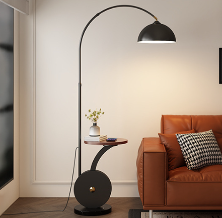 Orbit Side Table Arc Floor Lamp