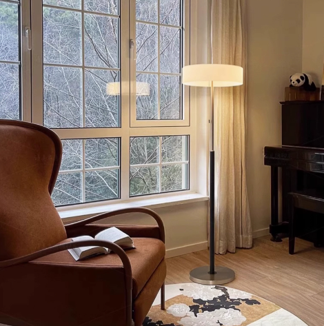 Linden Drum Shade Floor Lamp