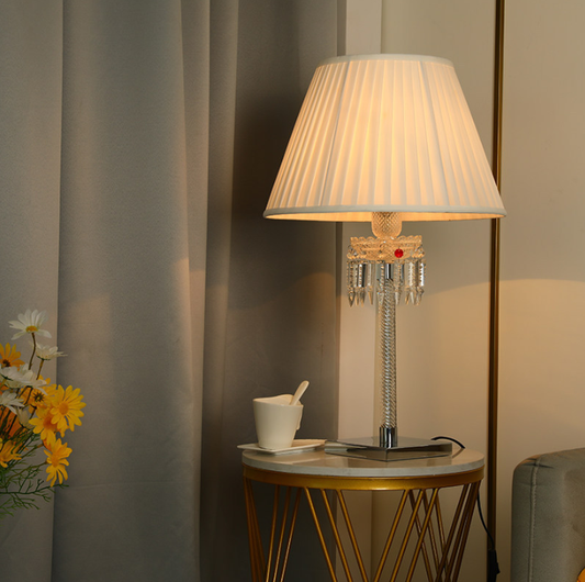 Celestine Crystal Fringe Floor Lamp
