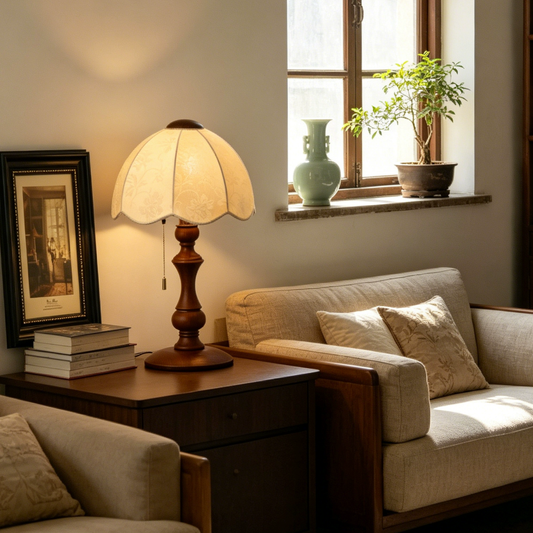 Botanique Scalloped Shade Table Lamp