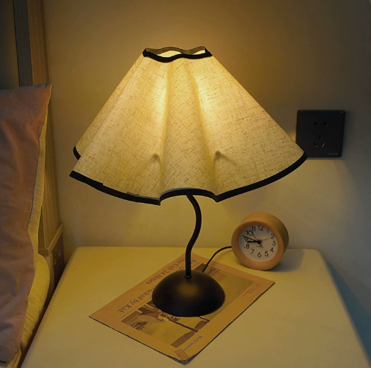 Elowen Scalloped Bedside Lamp
