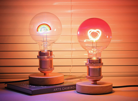 Neon Bulb Art Table Lamp