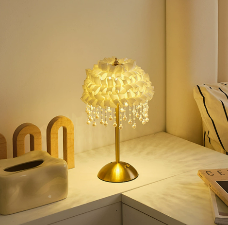 Celine Crystal Blossom Table Lamp