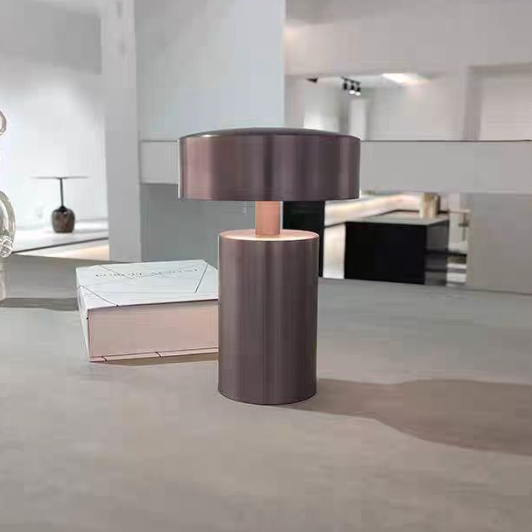 Monolith Metal Mushroom Table Lamp