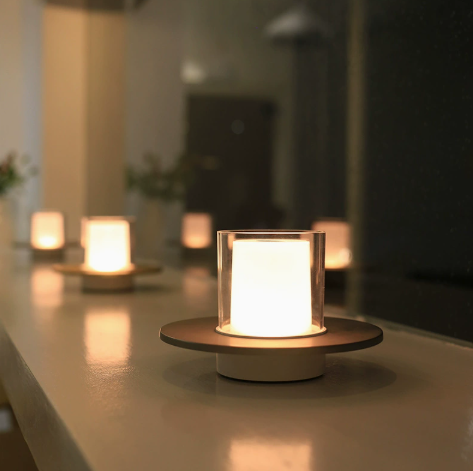 Halo Mini Cylinder Table Lamp