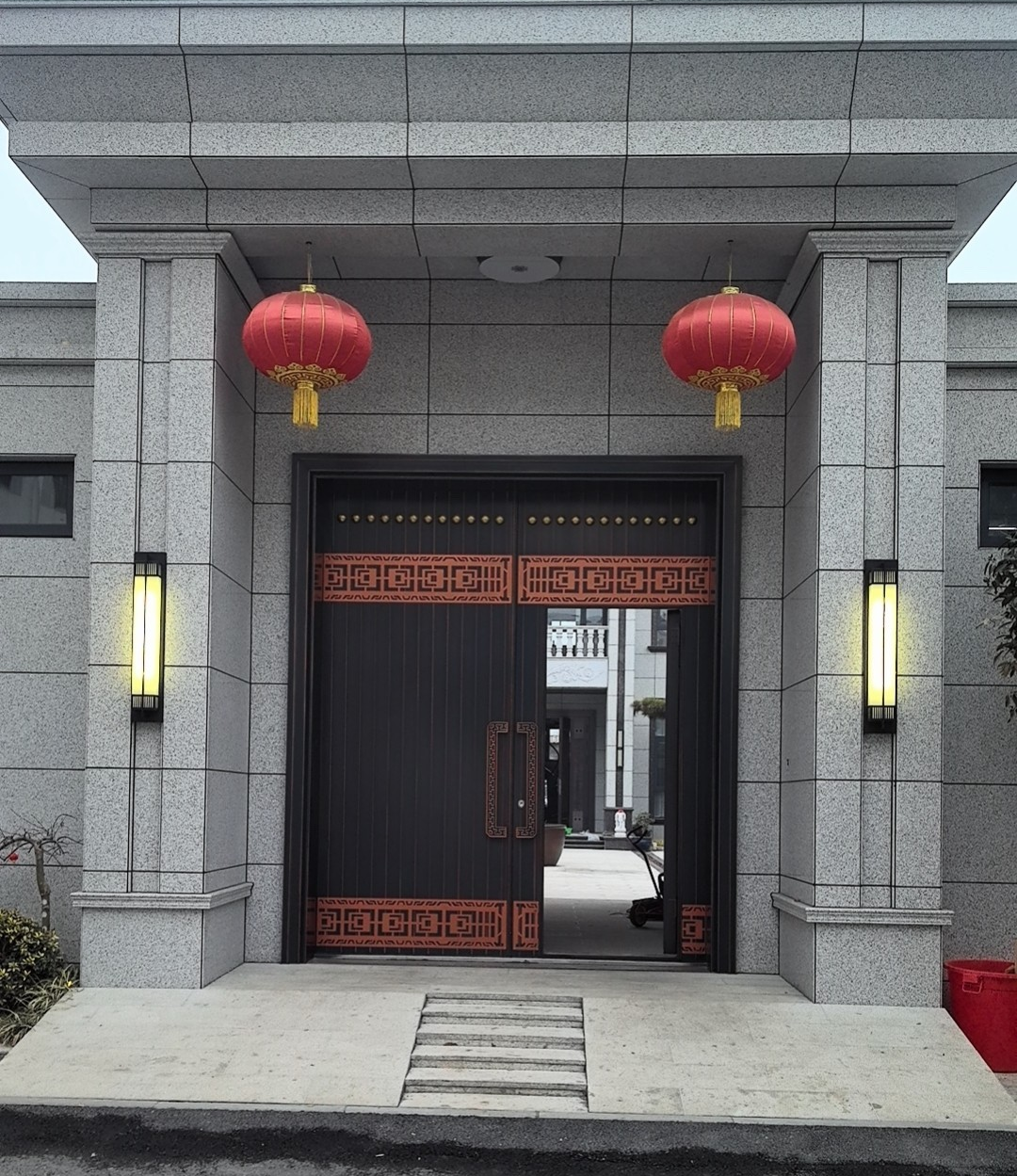 Portico Tall Outdoor Wall Lantern