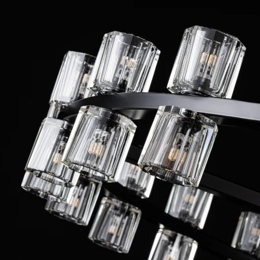 Wine-Glass Round Chandelier 60''
